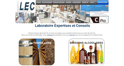 Desktop Screenshot of lec-cognac.com